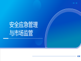 杨红灿：安全应急管理与市场监管