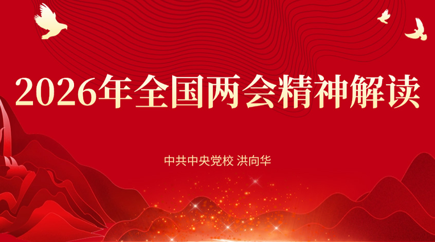 洪向华：2026年全国两会精神解读