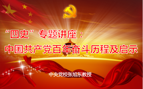 张旭东：中国共产党百年奋斗历程及启示