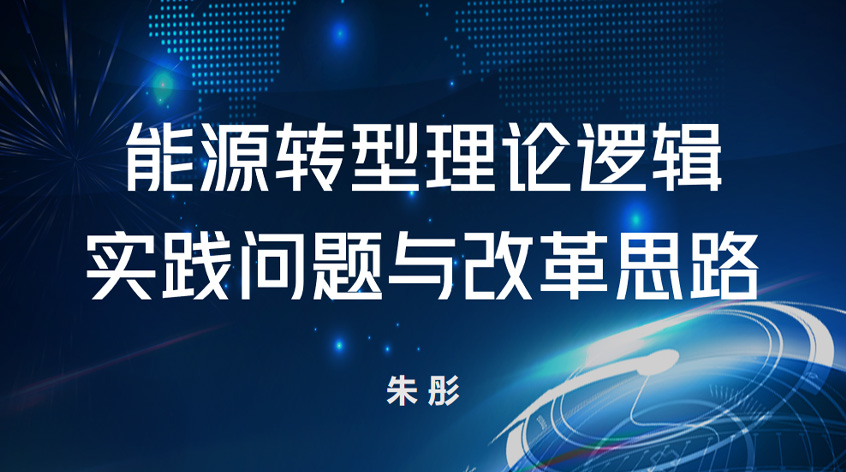 朱彤《能源转型理论逻辑、实践问题与改革思路》